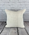 20 x 20 Hemp Pillow Turkish Cushion Natural Grayish White Pillow Cushion Cover #6485