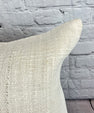 20 x 20 Hemp Pillow Turkish Cushion Natural Grayish White Pillow Cushion Cover #6485
