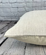 20 x 20 Hemp Pillow Turkish Cushion Natural Grayish White Pillow Cushion Cover #6485