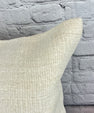 20 x 20 Hemp Pillow Turkish Cushion Natural Grayish White Pillow Cushion Cover #6490