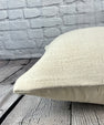 20 x 20 Hemp Pillow Turkish Cushion Natural Grayish White Pillow Cushion Cover #6490