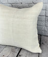 20 x 20 Hemp Pillow Turkish Cushion Natural Grayish White Pillow Cushion Cover #6494
