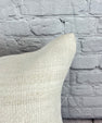 20 x 20 Hemp Pillow Turkish Cushion Natural Grayish White Pillow Cushion Cover #6494