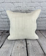 20 x 20 Hemp Pillow Turkish Cushion Natural Grayish White Pillow Cushion Cover #6497