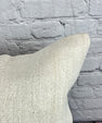 20 x 20 Hemp Pillow Turkish Cushion Natural Grayish White Pillow Cushion Cover #6497