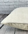 20 x 20 Hemp Pillow Turkish Cushion Natural Grayish White Pillow Cushion Cover #6497