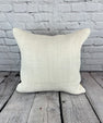 20 x 20 Hemp Pillow Turkish Cushion Natural Grayish White Pillow Cushion Cover #6499