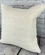 20 x 20 Hemp Pillow Turkish Cushion Natural Grayish White Pillow Cushion Cover #6500