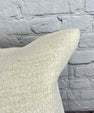20 x 20 Hemp Pillow Turkish Cushion Natural Grayish White Pillow Cushion Cover #6500