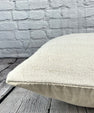 20 x 20 Hemp Pillow Turkish Cushion Natural Grayish White Pillow Cushion Cover #6500