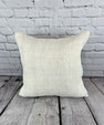 20 x 20 Hemp Pillow Turkish Cushion Natural Grayish White Pillow Cushion Cover #6501