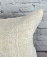 20 x 20 Hemp Pillow Turkish Cushion Natural Grayish White Pillow Cushion Cover #6501