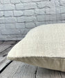 20 x 20 Hemp Pillow Turkish Cushion Natural Grayish White Pillow Cushion Cover #6501