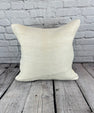 20 x 20 Hemp Pillow Turkish Cushion Natural Grayish White Pillow Cushion Cover #6481