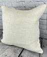 20 x 20 Hemp Pillow Turkish Cushion Natural Grayish White Pillow Cushion Cover #6481