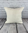 20 x 20 Hemp Pillow Turkish Cushion Natural Grayish White Pillow Cushion Cover #6482