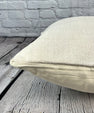 20 x 20 Hemp Pillow Turkish Cushion Natural Grayish White Pillow Cushion Cover #6482