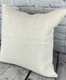 20 x 20 Hemp Pillow Turkish Cushion Natural Grayish White Pillow Cushion Cover #6483