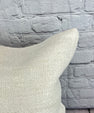 20 x 20 Hemp Pillow Turkish Cushion Natural Grayish White Pillow Cushion Cover #6491