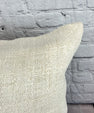 20 x 20 Hemp Pillow Turkish Cushion Natural Grayish White Pillow Cushion Cover #6495