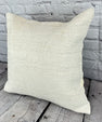 20 x 20 Hemp Pillow Turkish Cushion Natural Grayish White Pillow Cushion Cover #6496