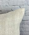 20 x 20 Hemp Pillow Turkish Cushion Natural Grayish White Pillow Cushion Cover #6498