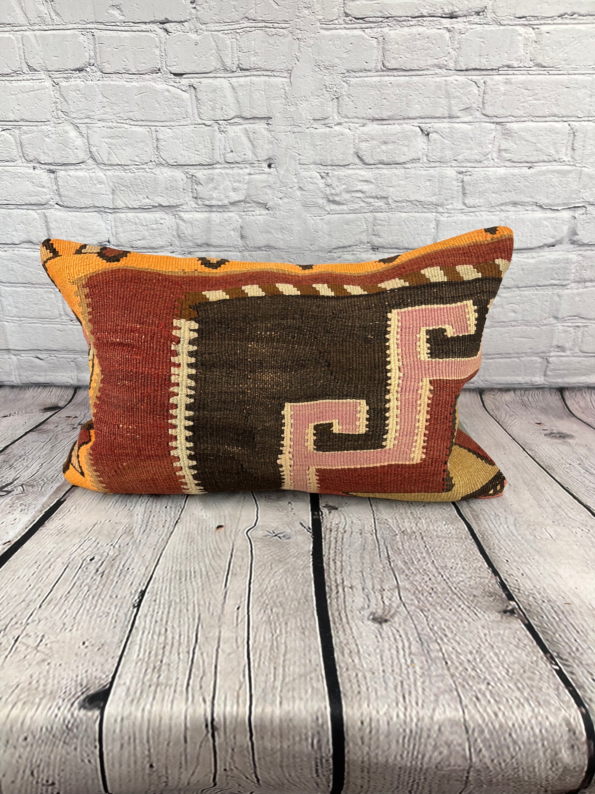 16 x 24 Kilim Pillow Turkish Cushion Istanbul Starlight  Pillow Cushion Cover #6917