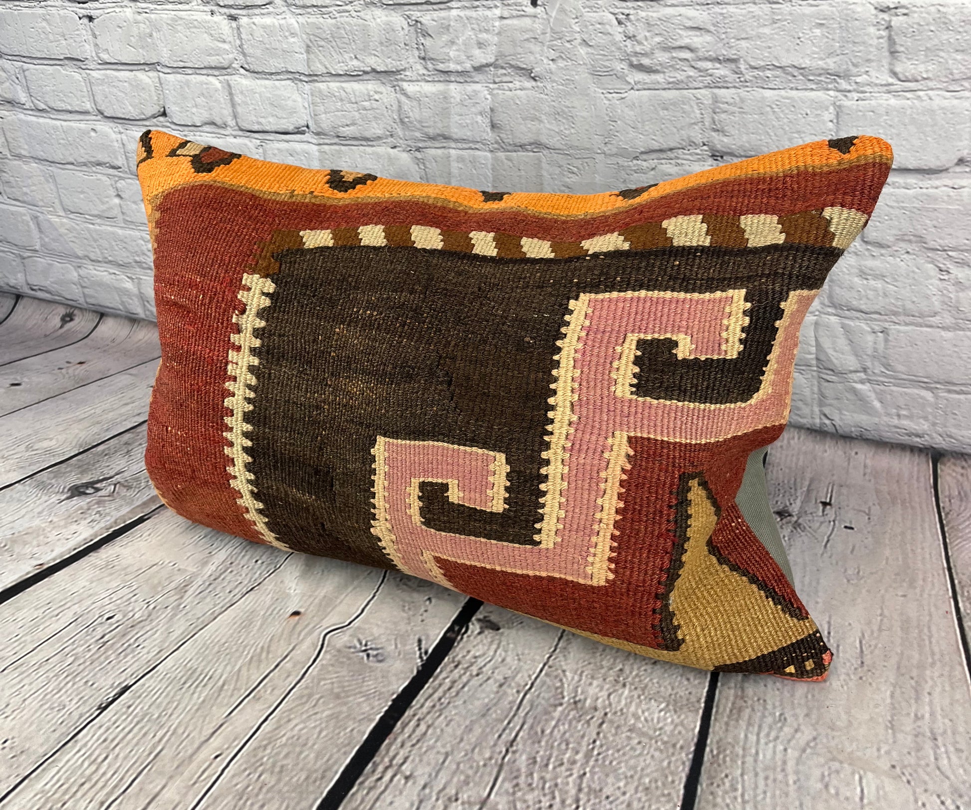 16 x 24 Kilim Pillow Turkish Cushion Istanbul Starlight  Pillow Cushion Cover #6917
