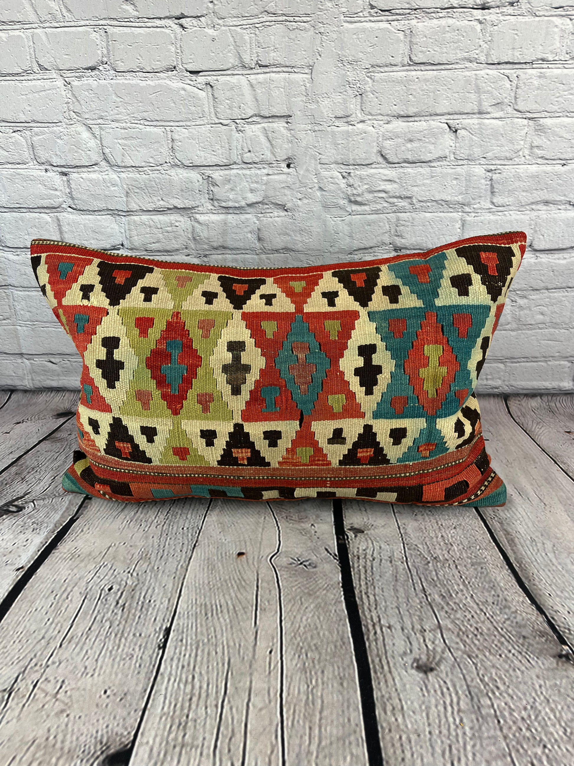 16 x 24 Kilim Pillow Turkish Cushion Cappadocia Sunrise Pillow Cushion Cover #6910