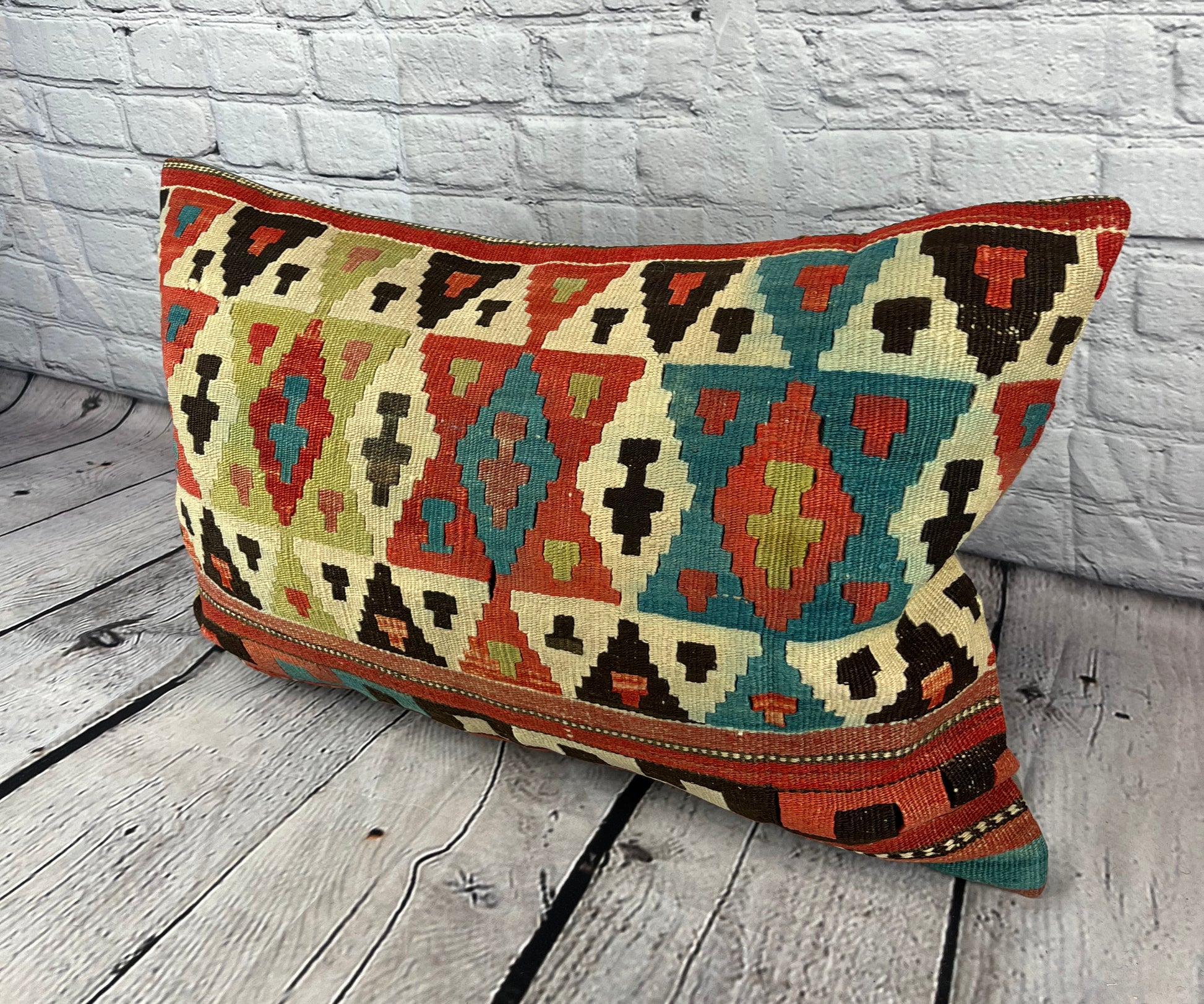16 x 24 Kilim Pillow Turkish Cushion Cappadocia Sunrise Pillow Cushion Cover #6910