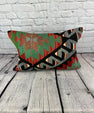 16 x 24 Kilim Pillow Turkish Cushion Aegean Escape Pillow Cushion Cover #6890