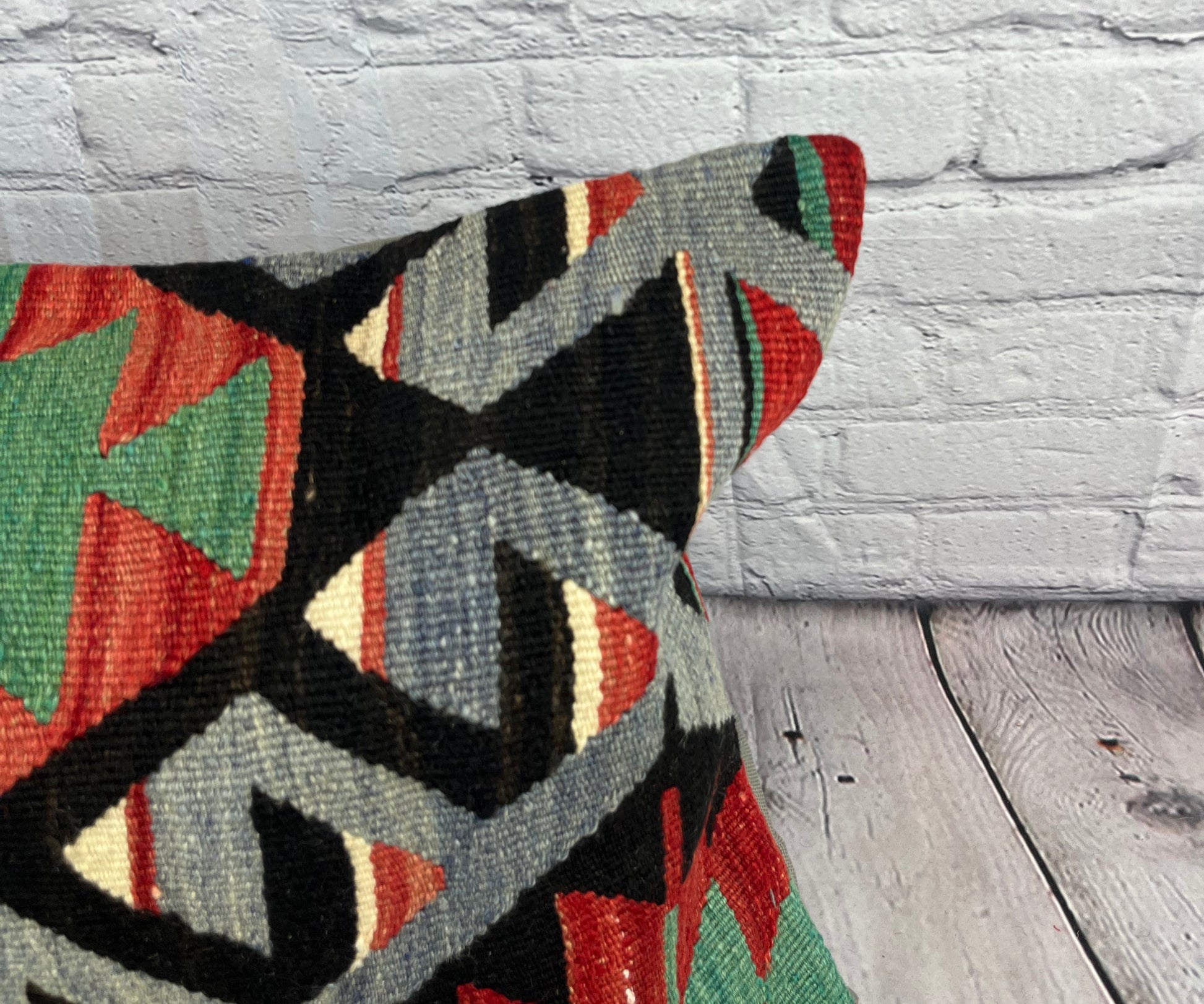 16 x 24 Kilim Pillow Turkish Cushion Aegean Escape Pillow Cushion Cover #6890