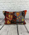 16 x 24 Kilim Pillow Turkish Cushion Route Delight Pillow Cushion Cover #6891