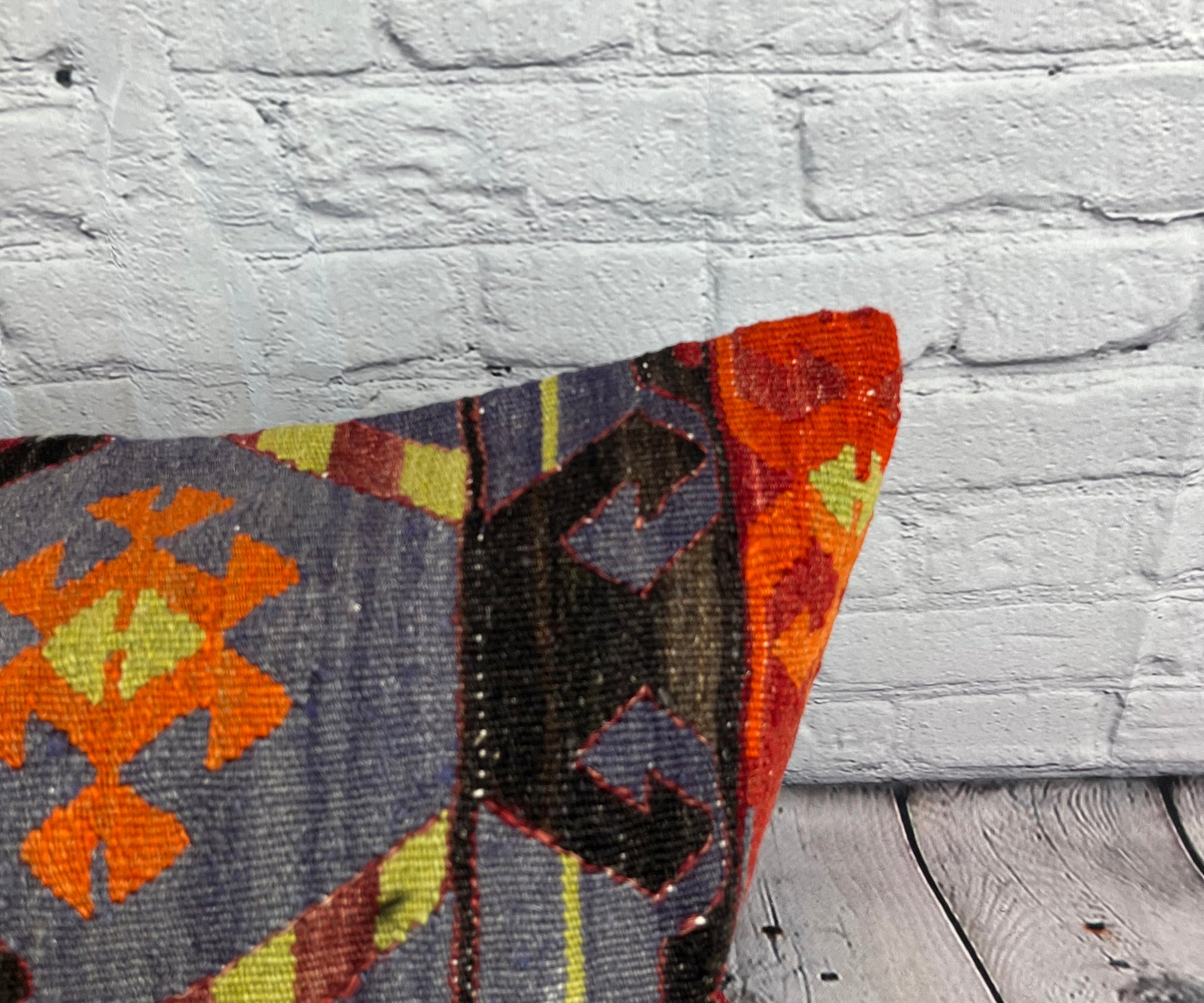 16 x 24 Kilim Pillow Turkish Cushion Route Delight Pillow Cushion Cover #6891