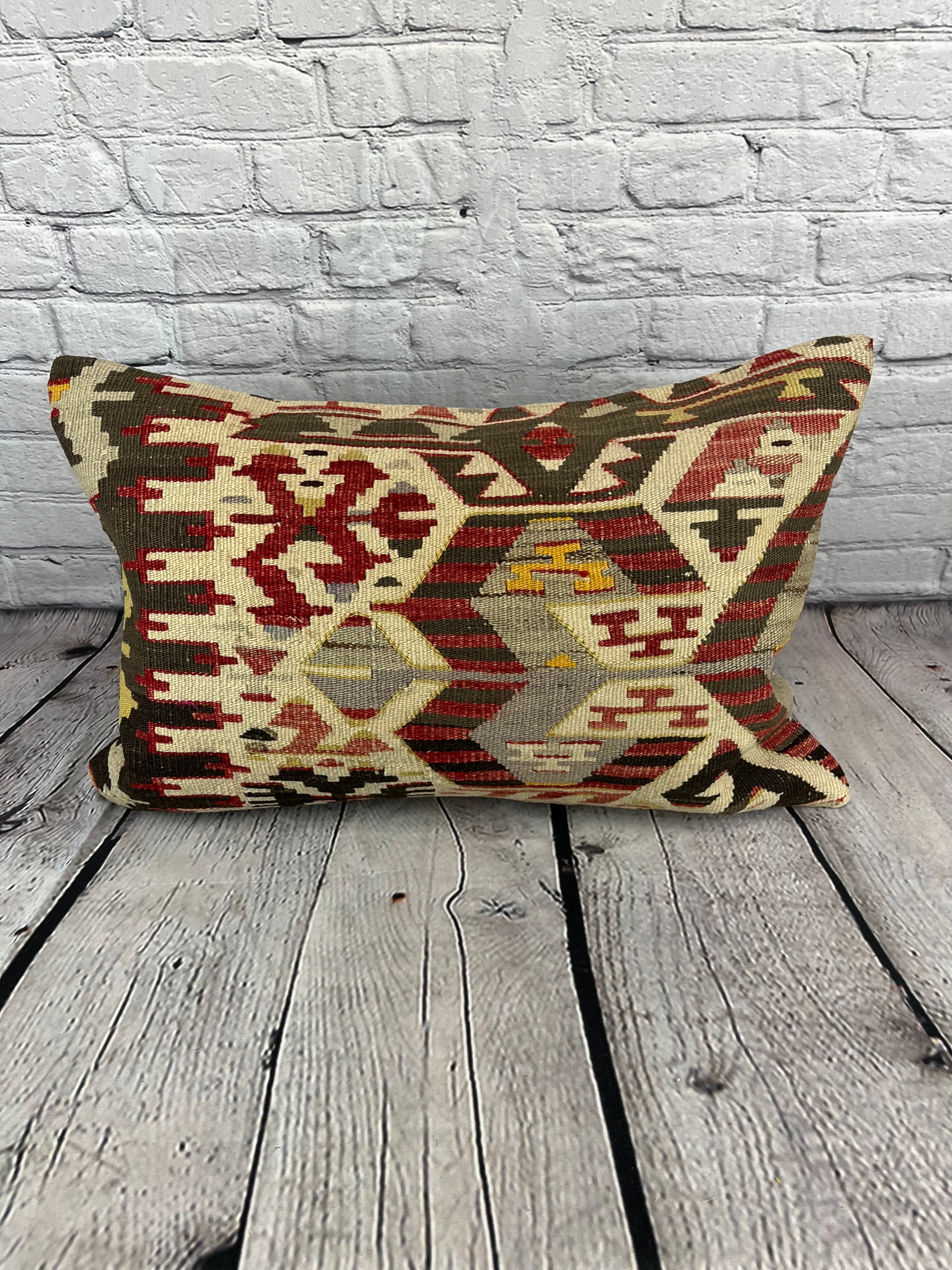 16 x 24 Kilim Pillow Turkish Cushion Sultan's Harem Haven Pillow Cushion Cover #6888
