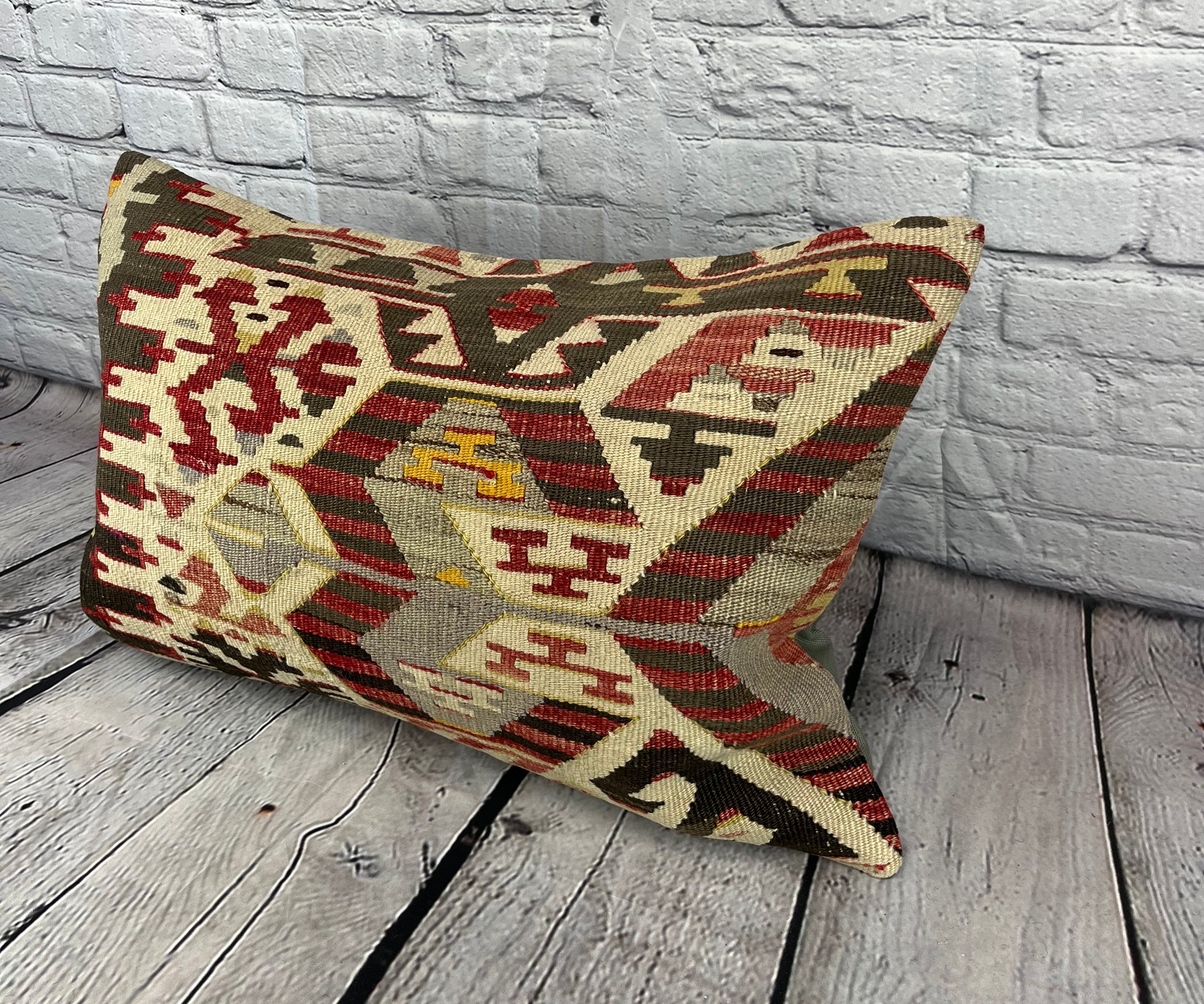 16 x 24 Kilim Pillow Turkish Cushion Sultan's Harem Haven Pillow Cushion Cover #6888