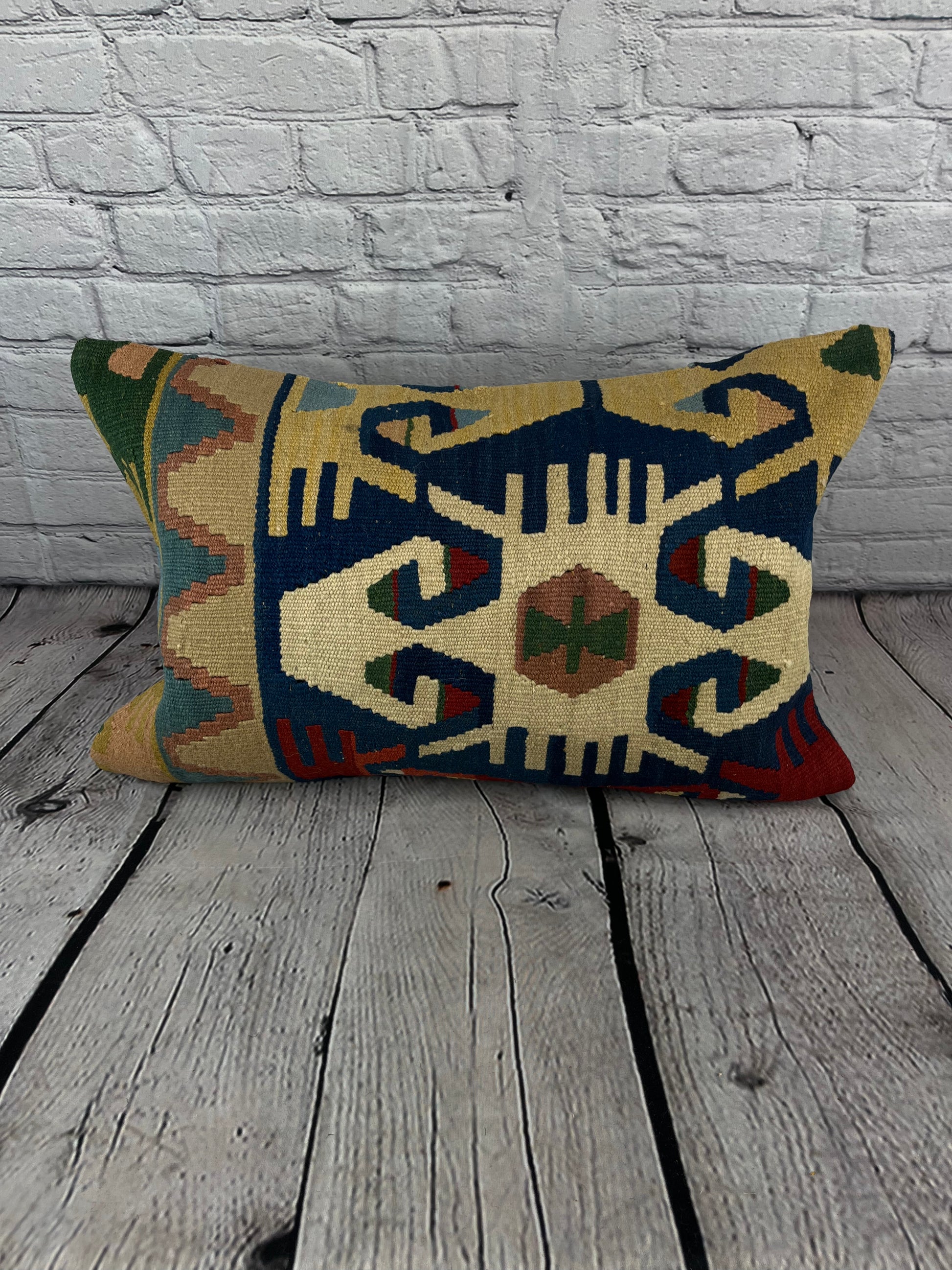 16 x 24 Kilim Pillow Turkish Cushion Turkish Coffee Break Pillow Cushion Cover #6943