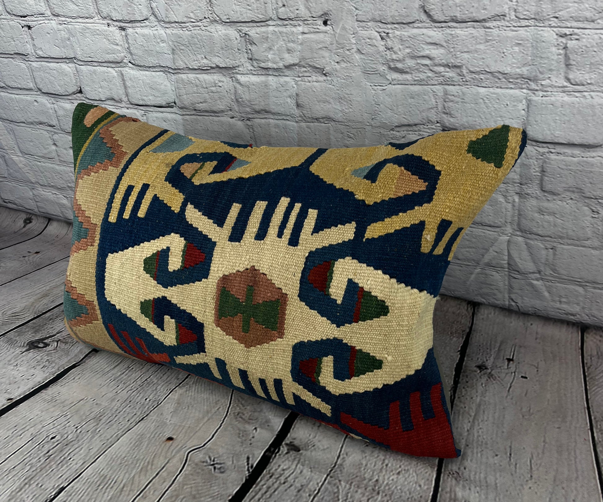 16 x 24 Kilim Pillow Turkish Cushion Turkish Coffee Break Pillow Cushion Cover #6943