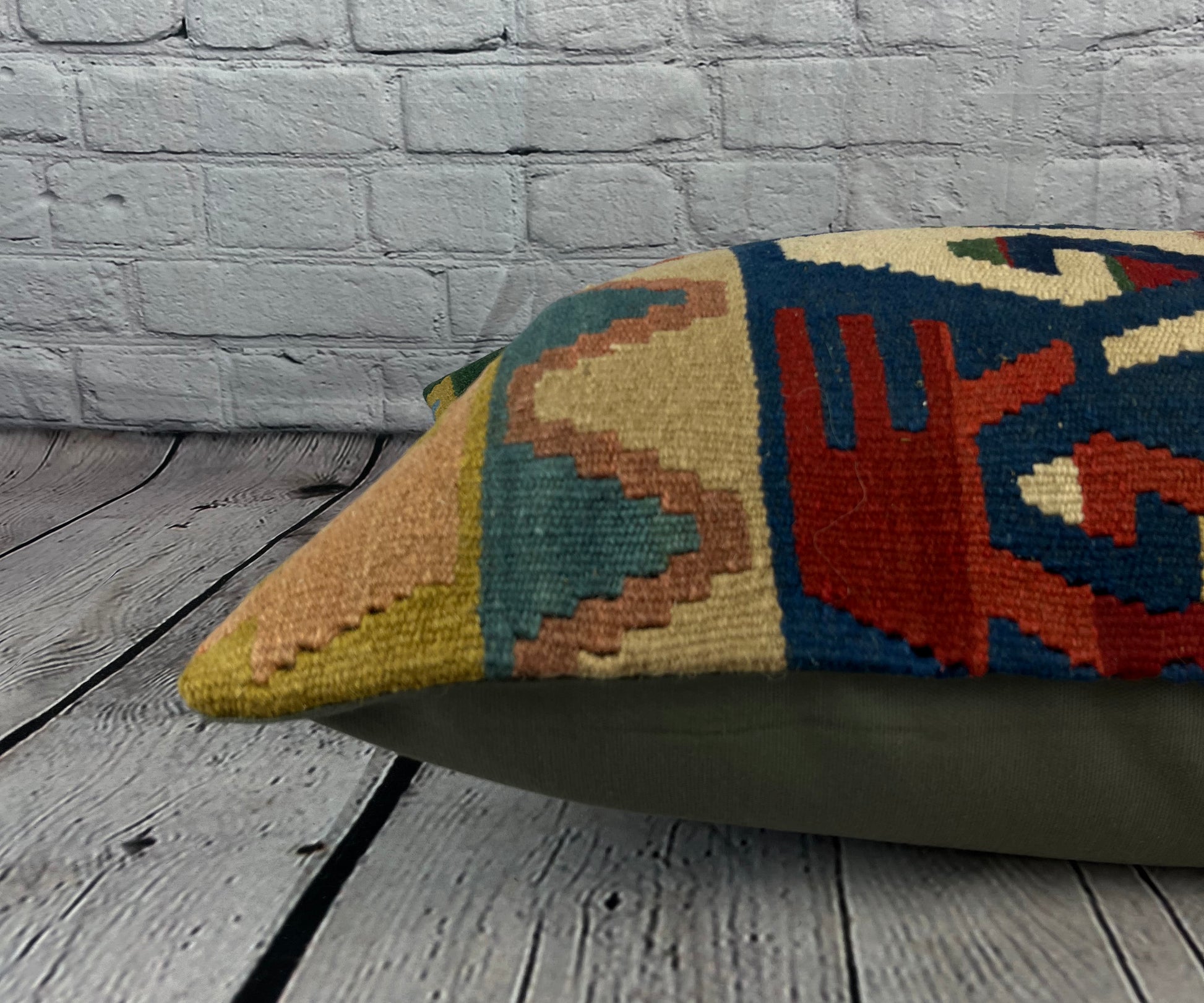 16 x 24 Kilim Pillow Turkish Cushion Turkish Coffee Break Pillow Cushion Cover #6943