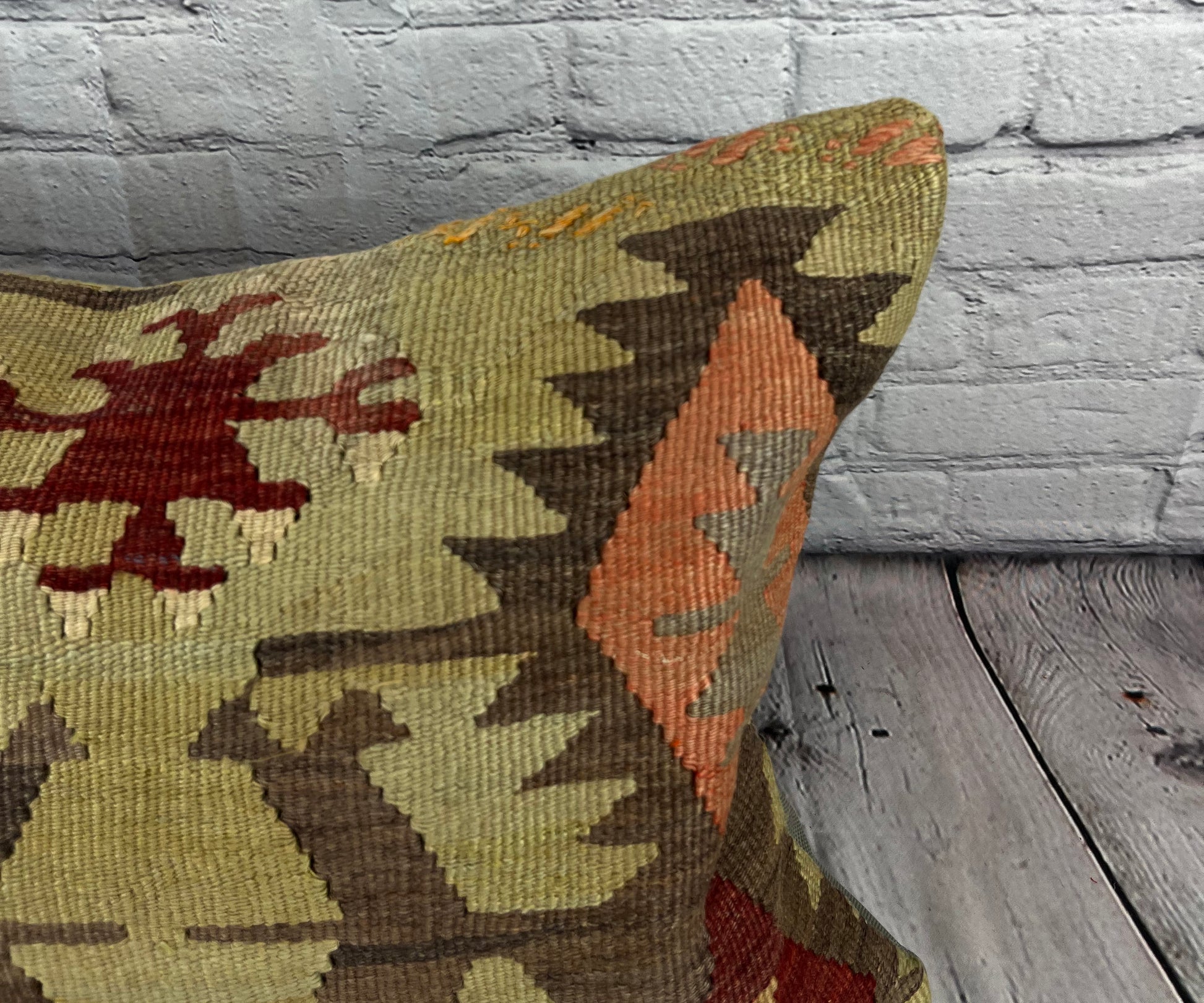 16 x 24 Kilim Pillow Turkish Cushion Sultanate Solace Pillow Cushion Cover #6912