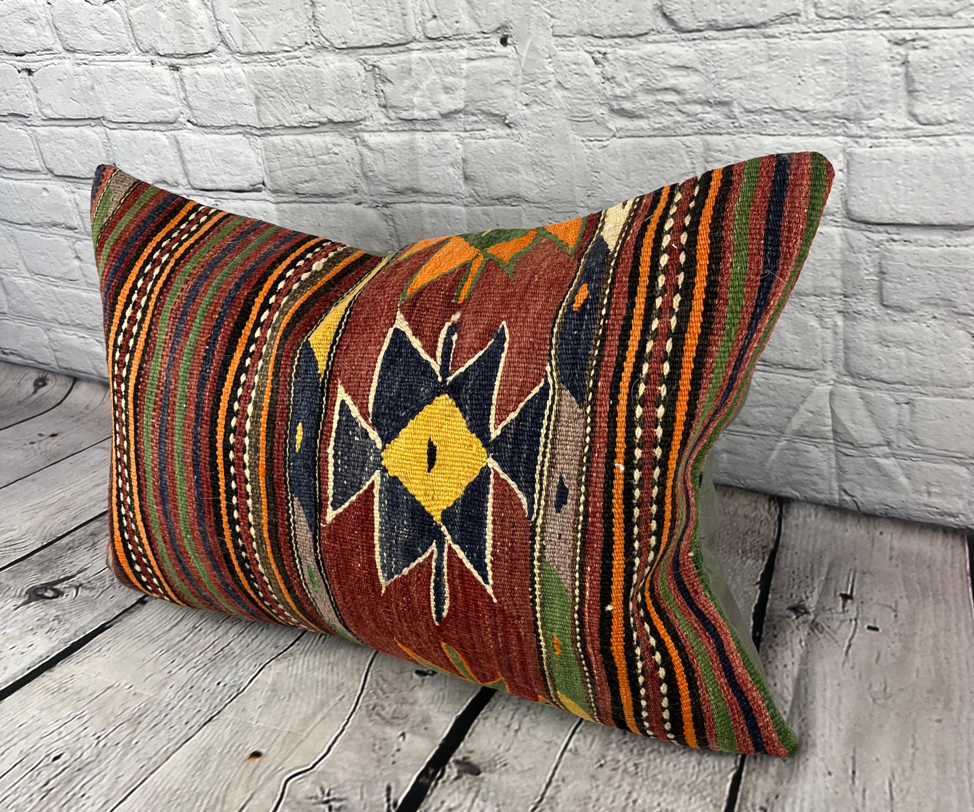 16 x 24 Kilim Pillow Turkish Cappadocia Whispers Serenade Pillow Cushion Cover #6899