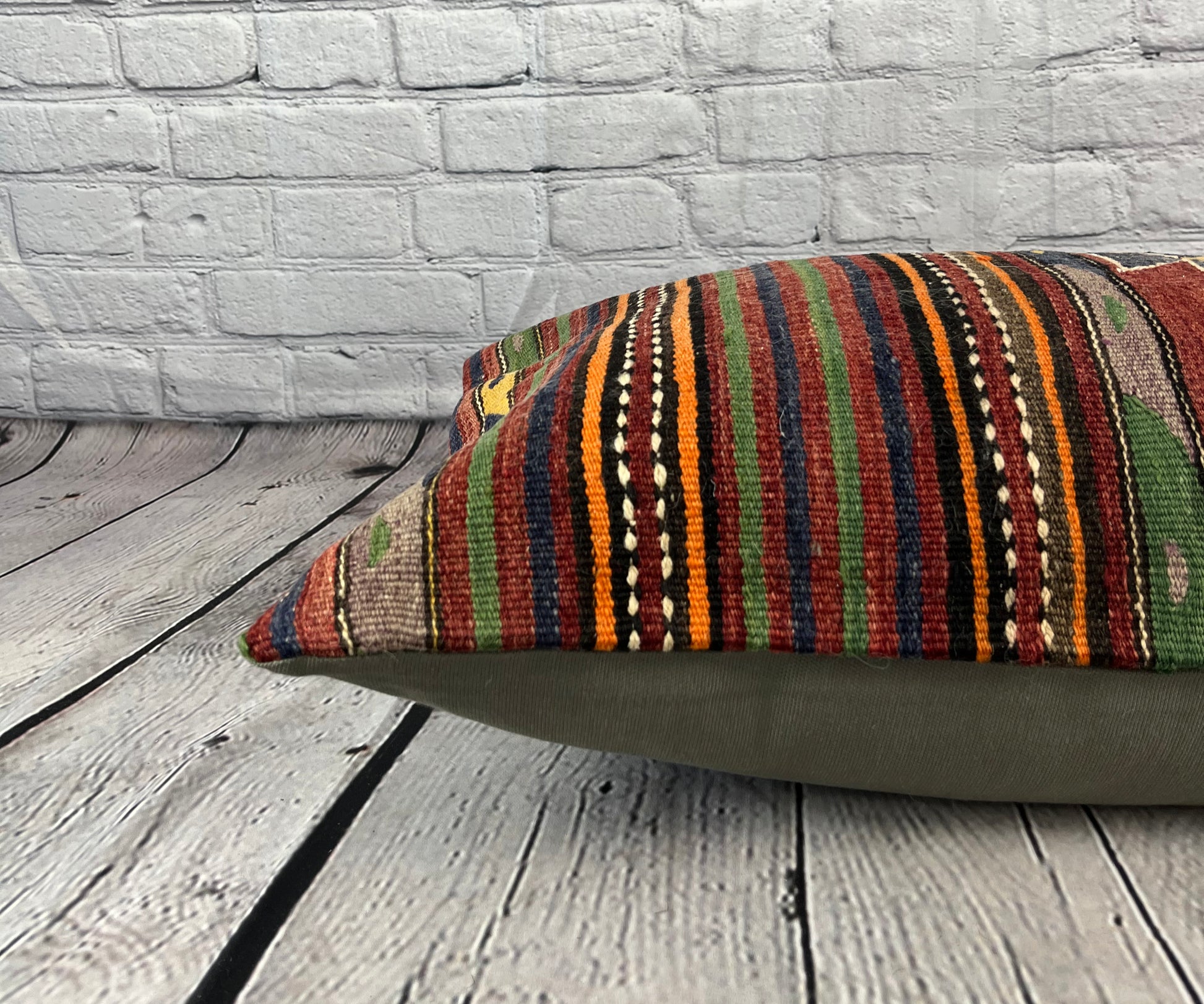 16 x 24 Kilim Pillow Turkish Cappadocia Whispers Serenade Pillow Cushion Cover #6899