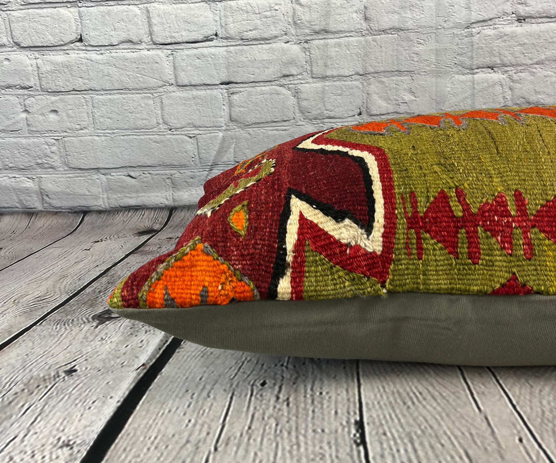 16 x 24 Kilim Pillow Turkish Cushion Grand Palace Pillow Cushion Cover #6935