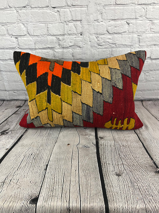 16 x 24 Kilim Pillow Turkish Cushion Delight Dreams Pillow Cushion Cover #6892