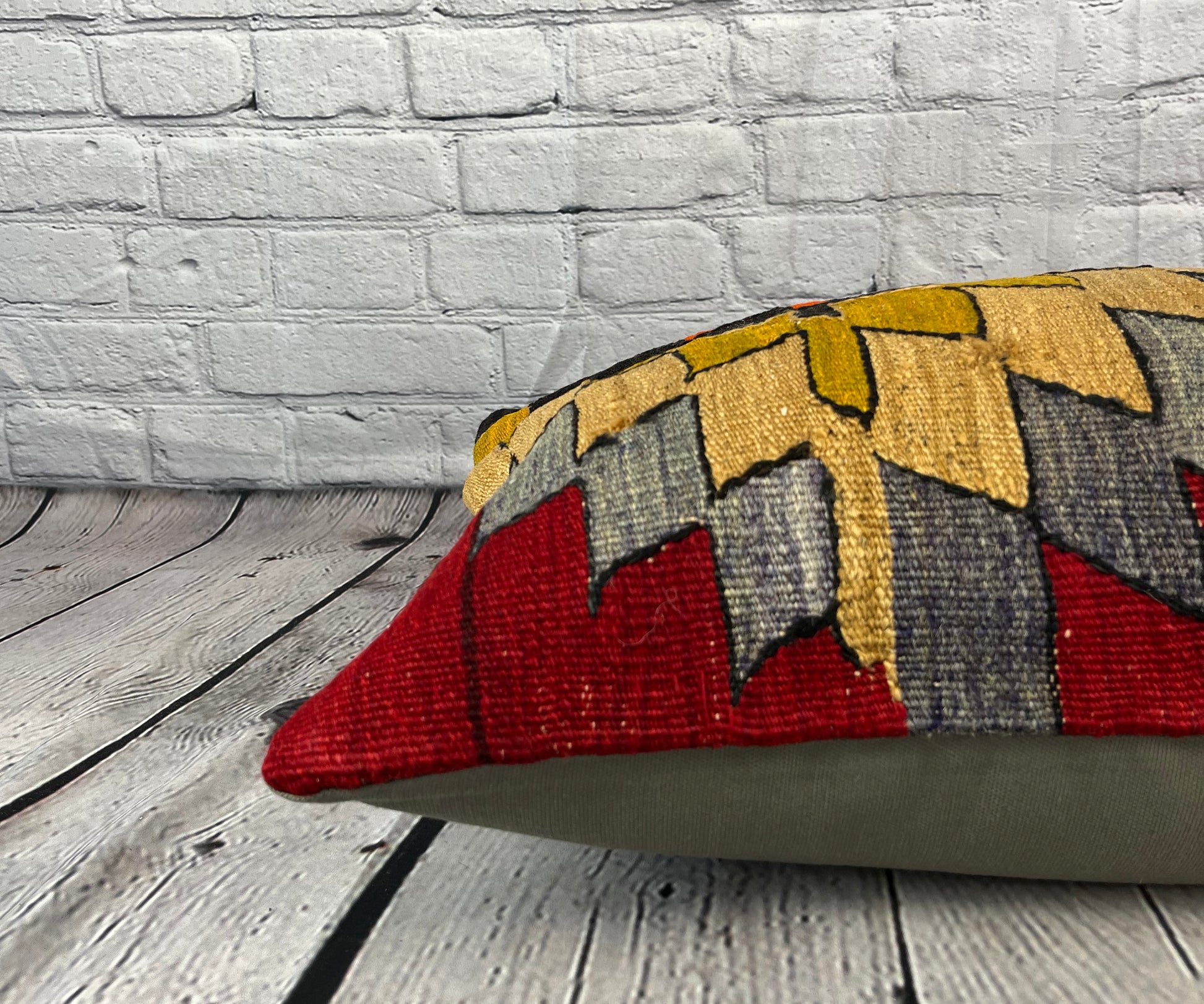 16 x 24 Kilim Pillow Turkish Cushion Delight Dreams Pillow Cushion Cover #6892