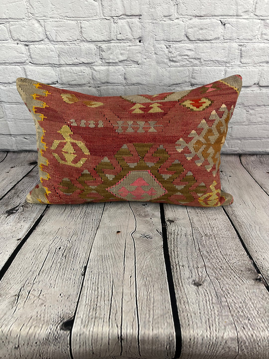16 x 24 Kilim Pillow Turkish Cushion Istanbul Twilight  Pillow Cushion Cover #6921