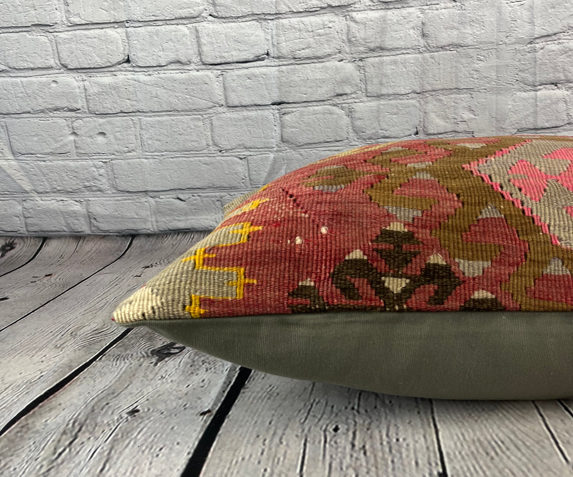 16 x 24 Kilim Pillow Turkish Cushion Istanbul Twilight  Pillow Cushion Cover #6921