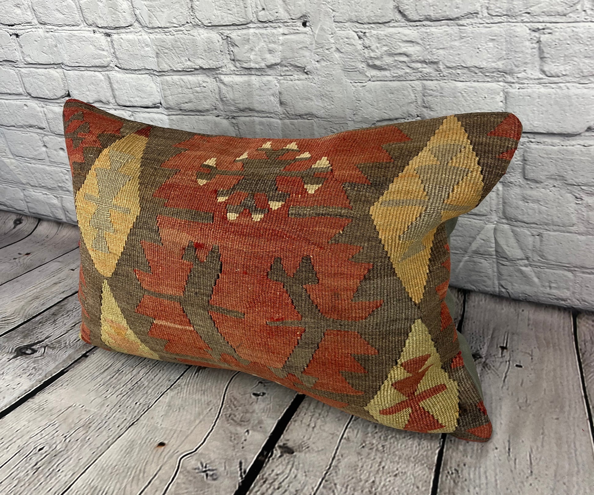 16 x 24 Kilim Pillow Turkish Cushion Sultan's Treasure Pillow Cushion Cover #6914