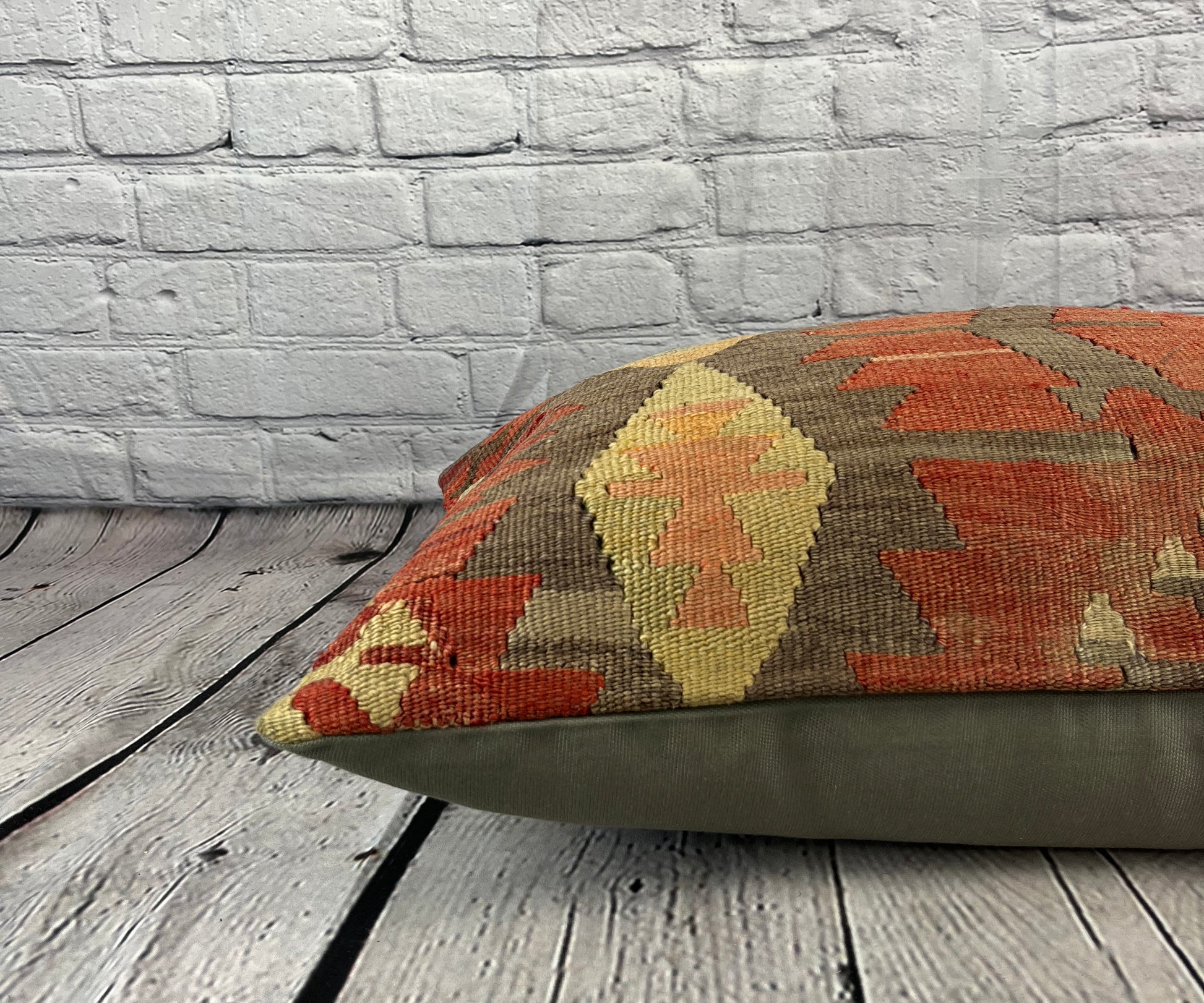 16 x 24 Kilim Pillow Turkish Cushion Sultan's Treasure Pillow Cushion Cover #6914