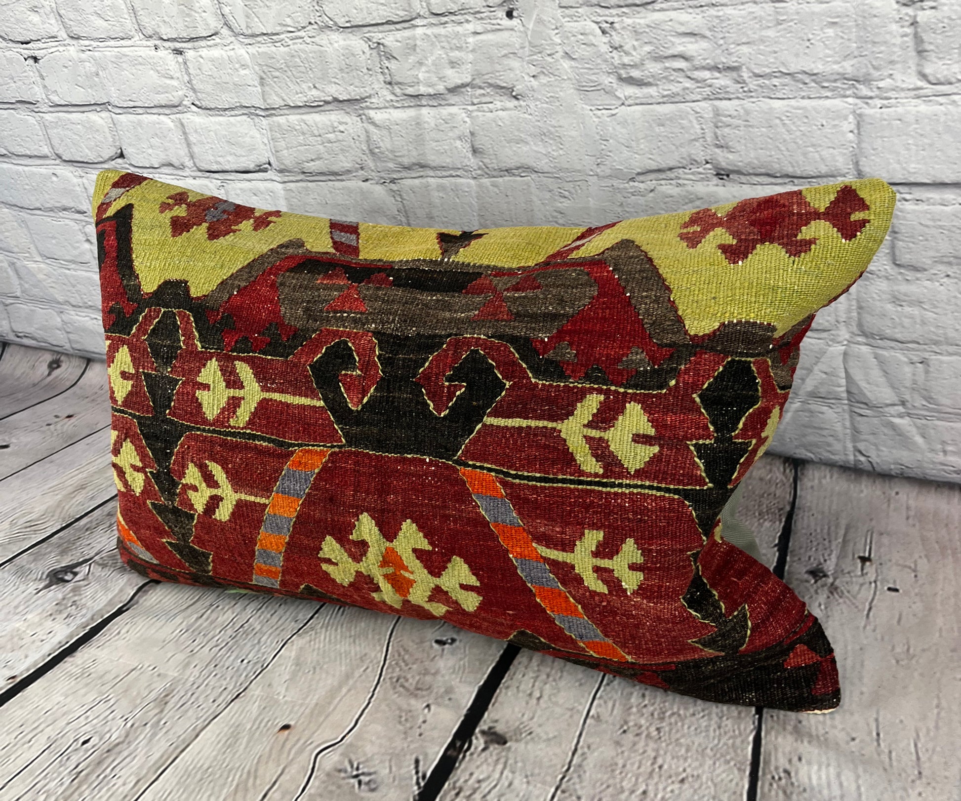 16 x 24 Kilim Pillow Turkish Cushion Sunburst Serenity Pillow Cushion Cover #6941